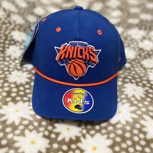 Zephyr Blue and Orange Kids Cap